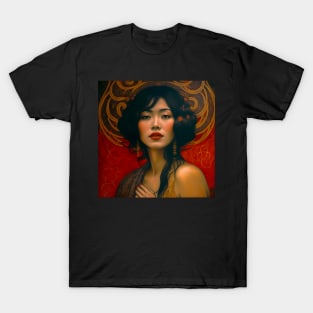 Art Deco Style Woman T-Shirt